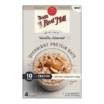 KinDee.co Bob's Red Mill Vanilla Almond Overnight Protein Oats (4 Packets)